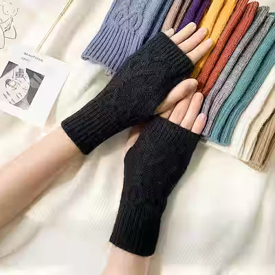 Stay Warm in Style with Solid Color Gloves