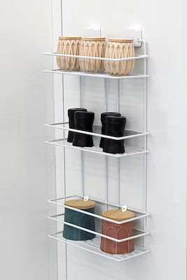 Strong adhesive shampoo bottle holder for bathroom and shower