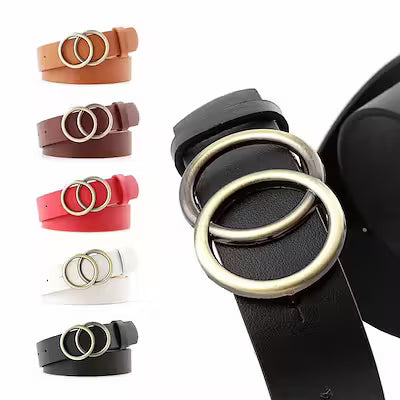 Stylish Double Ring Belt for Men