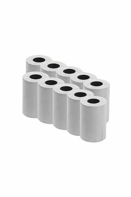 Thermal POS Receipt Roll – 56 × 15 mm, Black, 10 Rolls