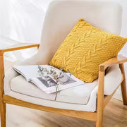 Thick Wool Knitted Pillowcase