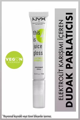 Juicy Vegan Lip Gloss with Electrolytes for Moisture