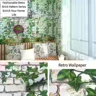 Transform Your Space with 3D Brick Effect Wallpaper
