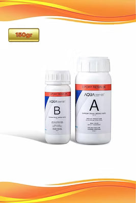 Transparent epoxy resin starter set for crafts and repairs