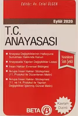 Turkish Constitution – September 2020 Edition – Updated Legal Text