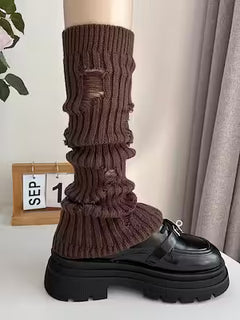 Vertical Striped Coffee Socks - Personalized Gift