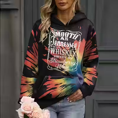 Vibrant Gradient 3D Printed Women's Pullover Hoodie - image 6