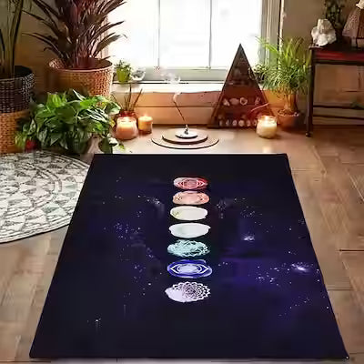 Vibrant Meditation Tapestry