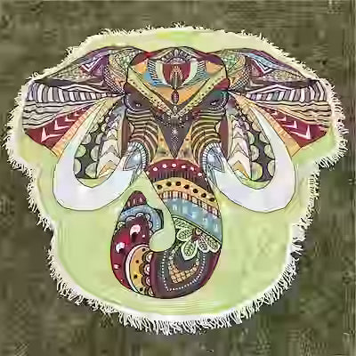 Vibrant Tapestry Throw