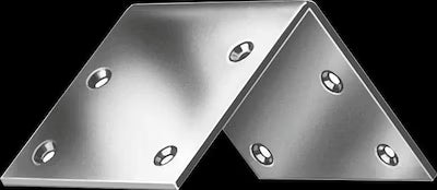 Galvanized metal angle bracket (60mm width, 2mm thickness)
