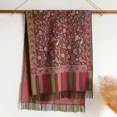 Warm Mid-Length Ethnic Scarf