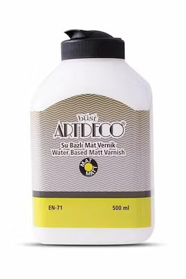 500ml water-based matte varnish for art projects