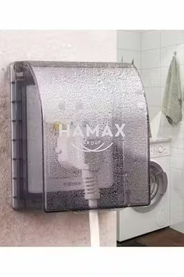 Indoor waterproof socket cover for single sockets