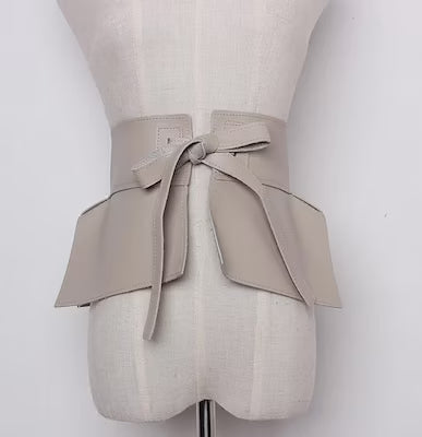 Wide Bow Tie Belt