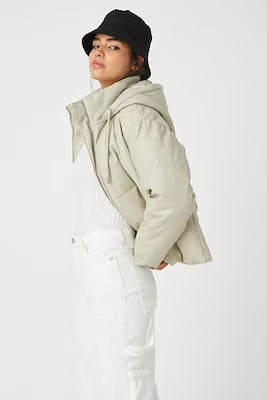 Beige lightweight jacket for women