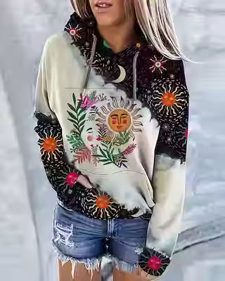 Women's Cozy Casual Drawstring Pullover Hoodie - image 5