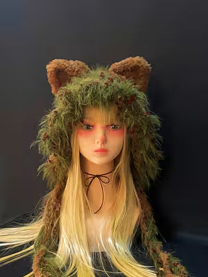 Warm Plush Cat Ear Hat for Women - image 3