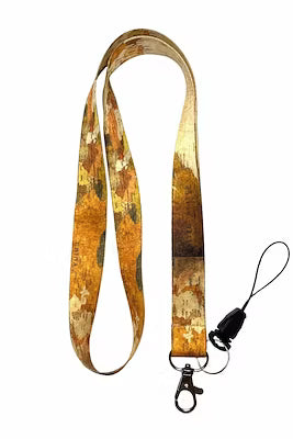 42cm vivid world map lanyard phone strap with 20mm width