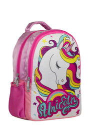 Unicorn Glittery Pink Girls' School Bag And Daily Backpack