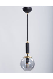 Hector Black Antique Smoked Glass Chandelier
