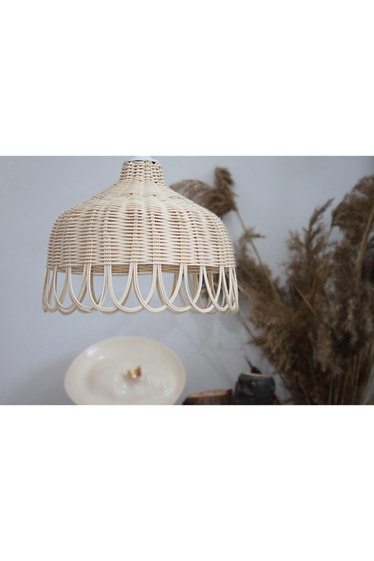 Rattan Bamboo Wicker Chandelier