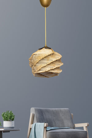 Primante Single Pendant Lamp Natural Hnmd-42