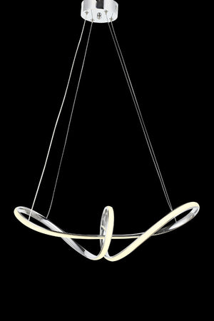Poigne Led Chandelier Chrome Ldav-43