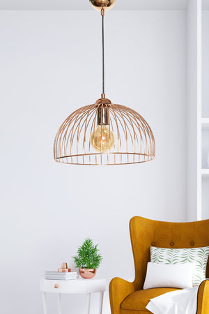 Nevol Single Pendant Lamp Copper Mtla-46