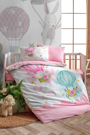 Baby Duvet Cover Set Little Princess Pink