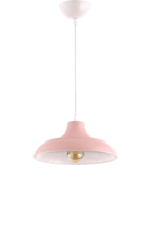 Rosa Pendelleuchte mit Schleifen-Finish - Çakır Avize