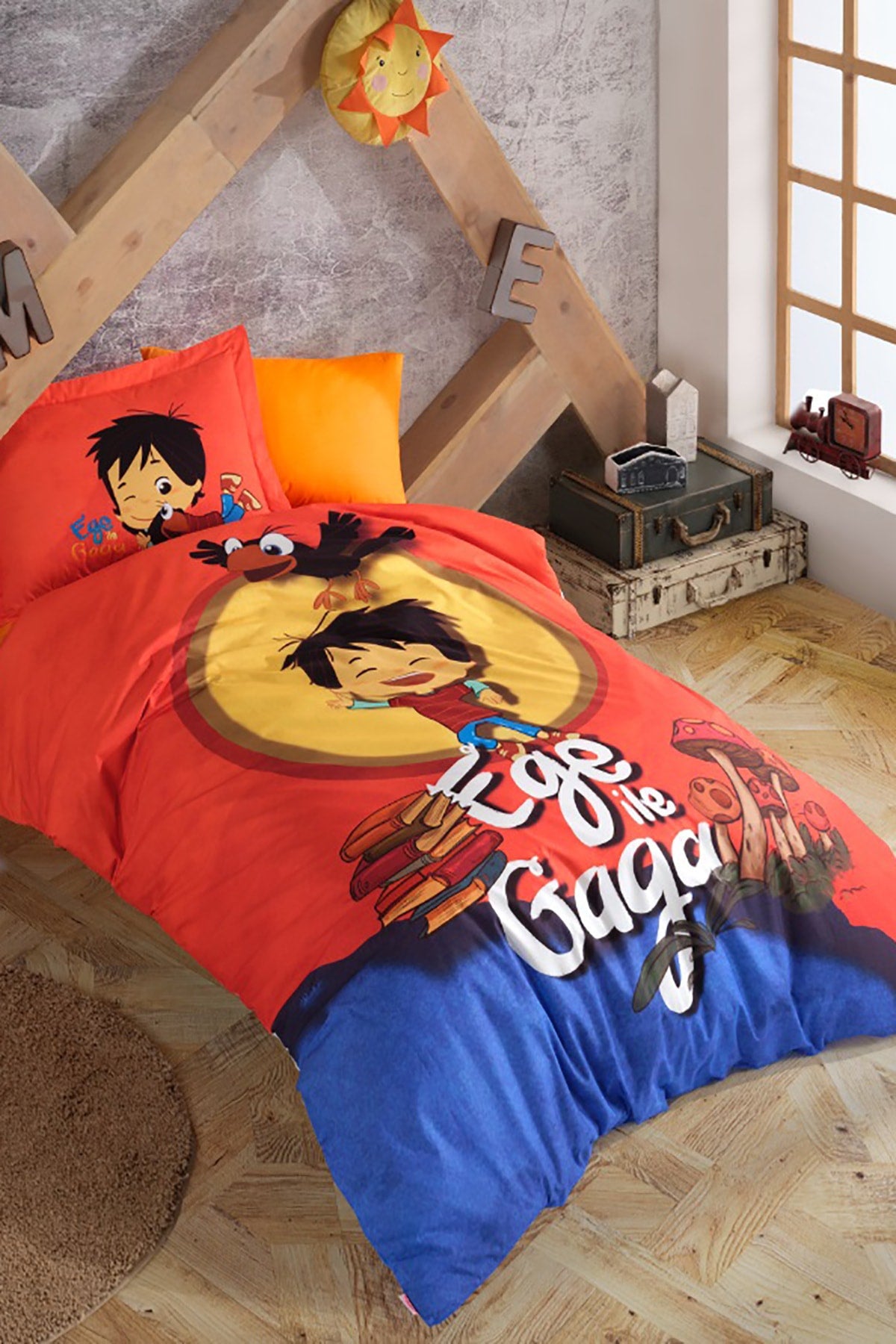 Poplin Single Licensed Duvet Cover Set Ege Ile Gaga V2