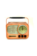 Decorative Radio Clock Piggy Bank