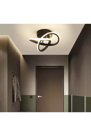Boomerang Modern Plafonier Ceiling Led Chandelier Dark Brown Led Chandelier