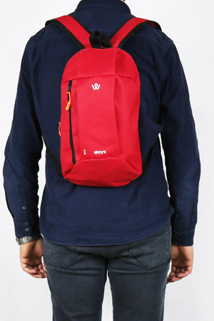 10Lt Unisex Camping Cycling Hiking Red Mini Backpack