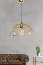 Nevol Single Pendant Lamp Gold Mtla-46