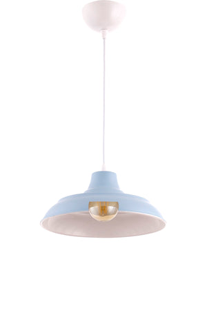 Bow Finish Blue Single Pendant Chandelier - Çakır Avize
