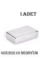 1 Piece 40mm X 20mm X 10mm Neodymium Magnet - Very Strong Magnet - Swordslife