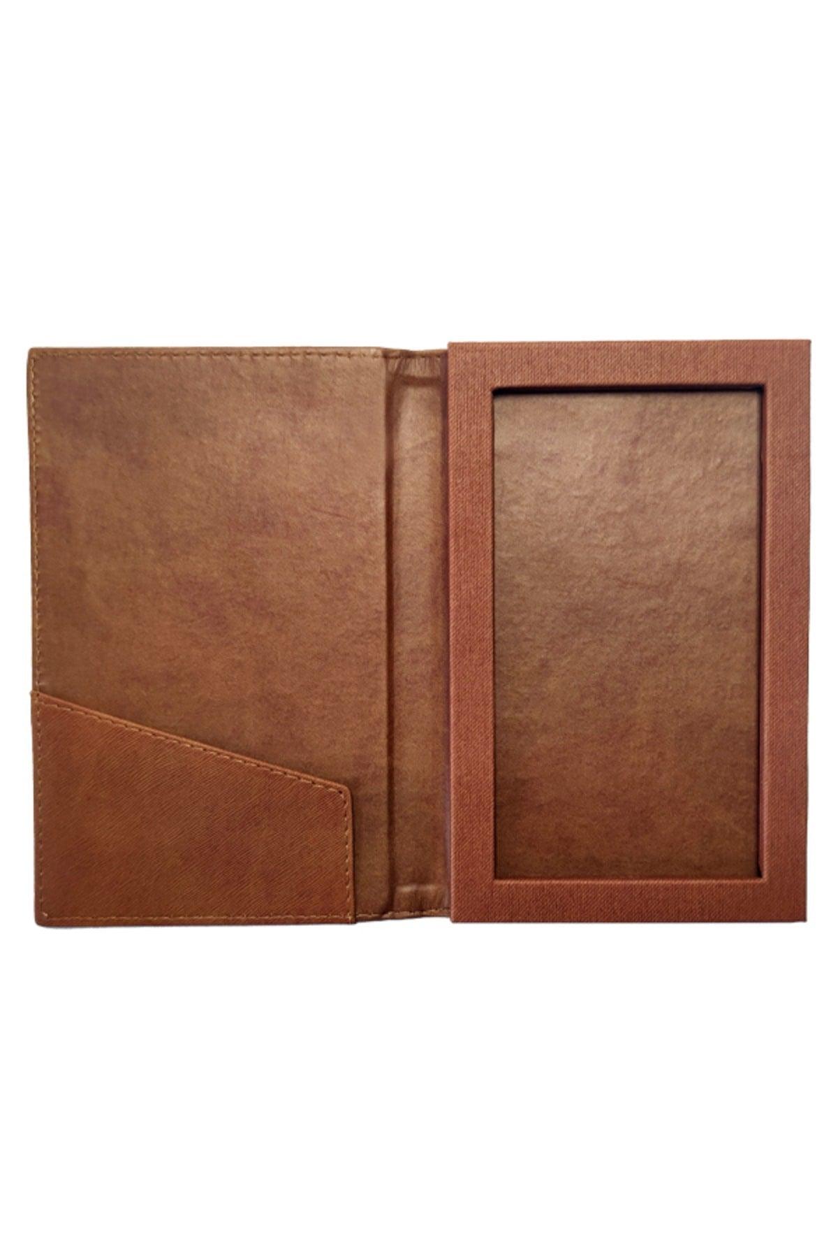(1 Piece) Leather Accounting Pad Box