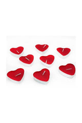 10pcs Red Heart Tealight Candle Valentine Gift Heart Candle Marriage Proposal Anniversary - Swordslife