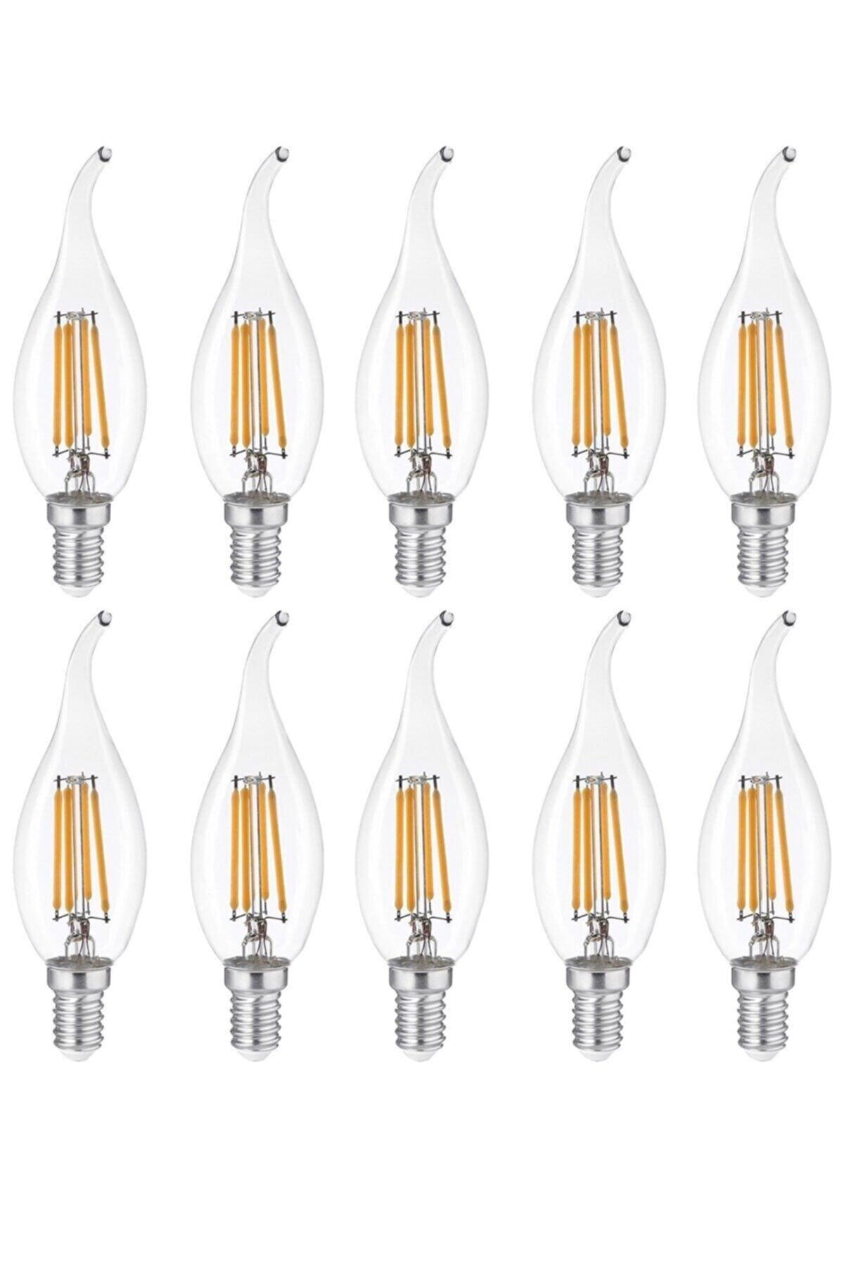 10 Pcs Twisted Spark Plug 780 Lumen Rustic Led Bulb