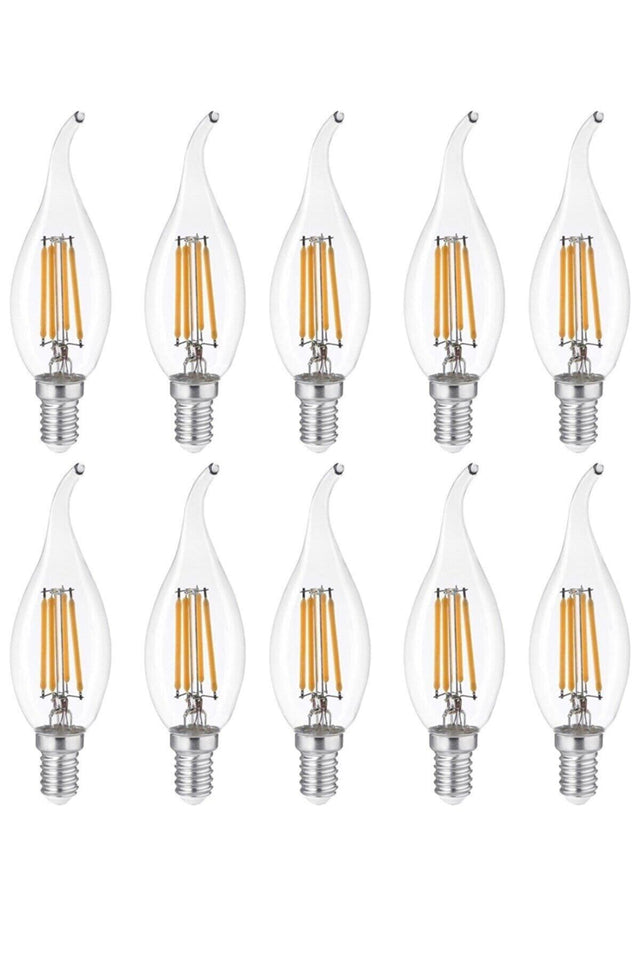10 Pcs Twisted Spark Plug 780 Lumen Rustic Led Bulb
