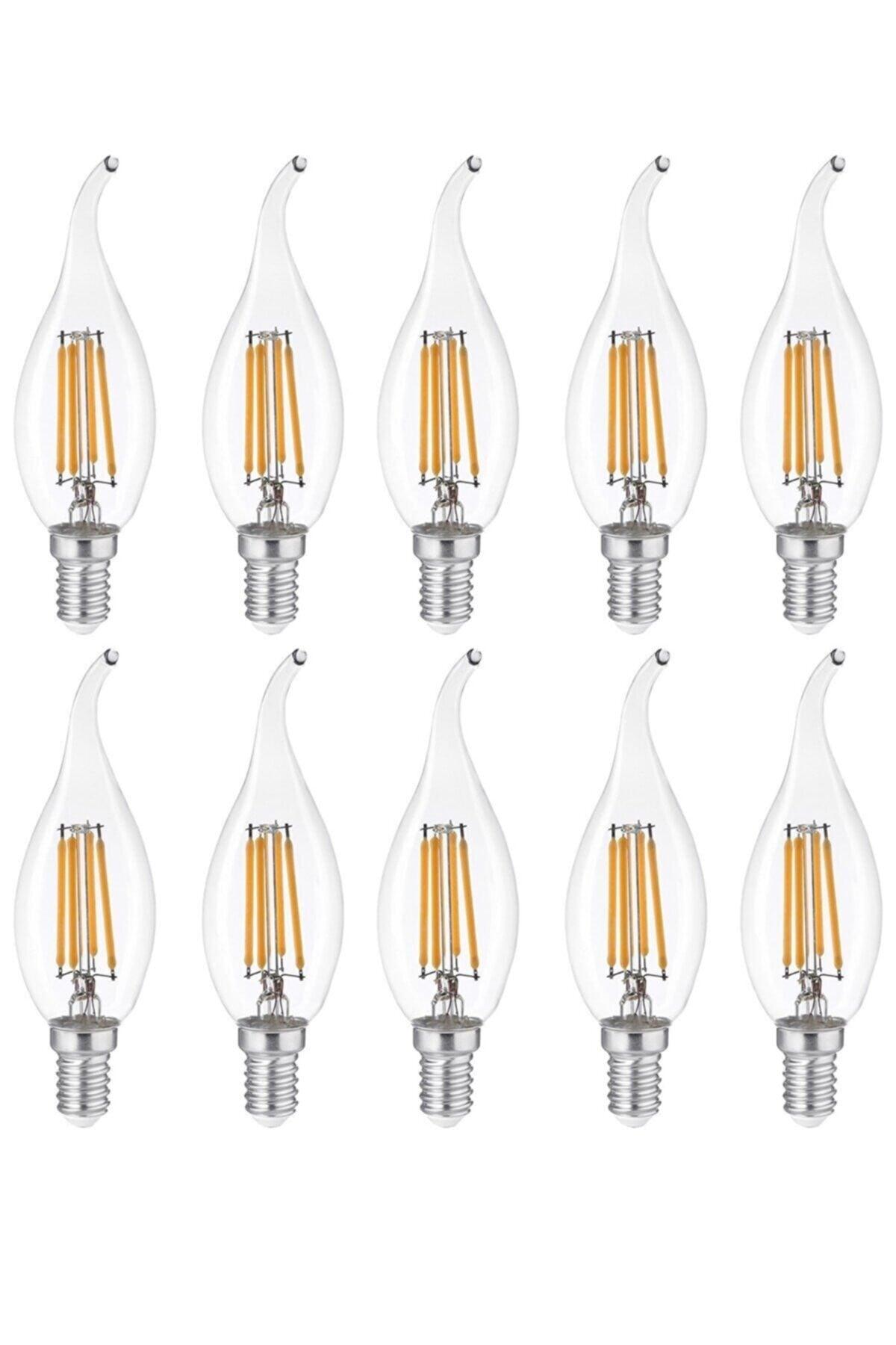 10 Pcs Twisted Spark Plug 780 Lumen Rustic Led Bulb