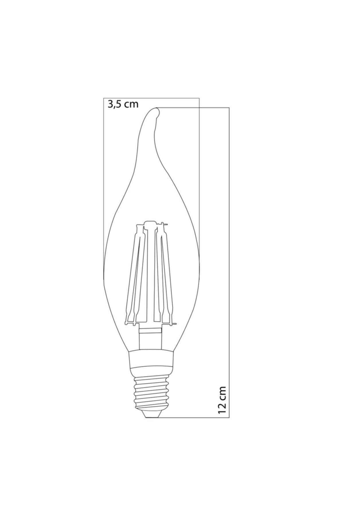 10 Pcs Twisted Spark Plug 780 Lumen Rustic Led Bulb