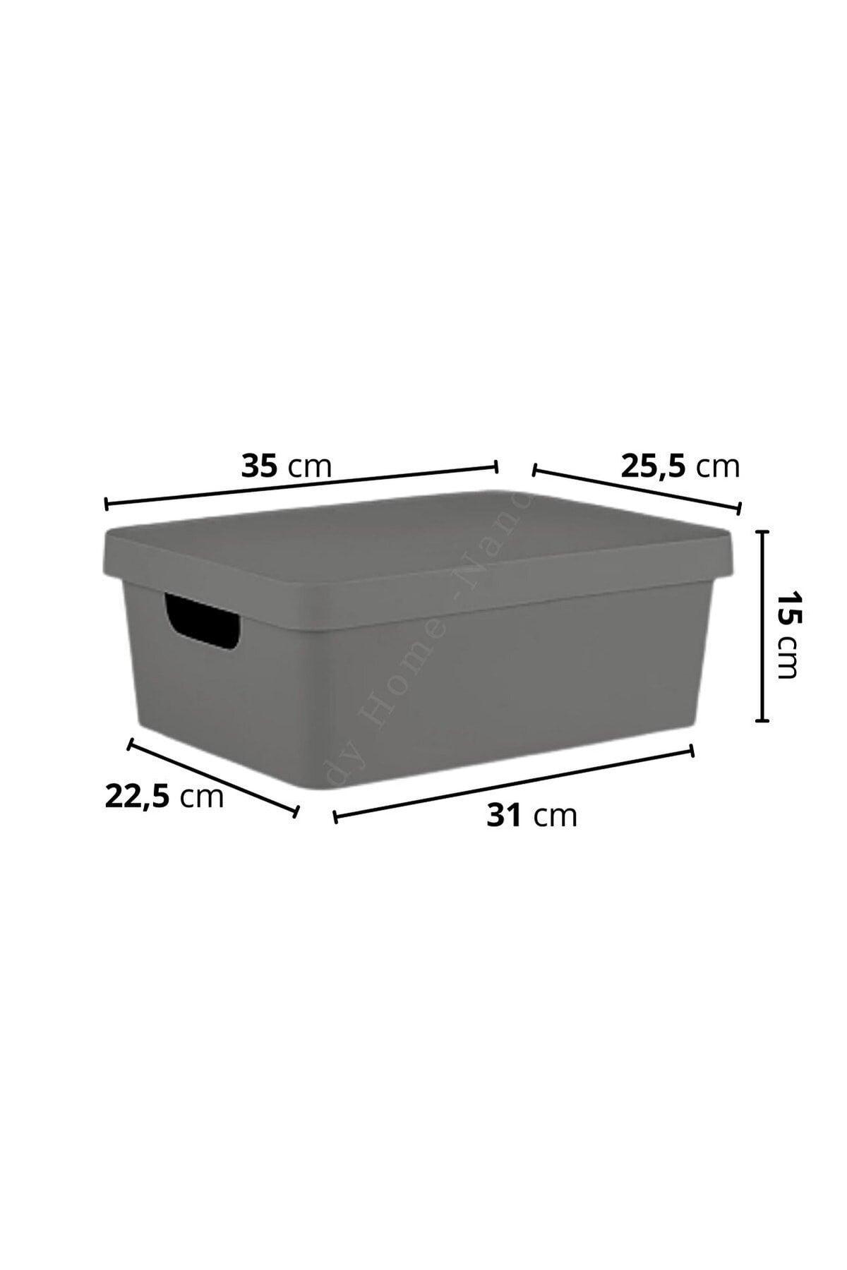10 Lt Decorative Organizer Box with Lid 6