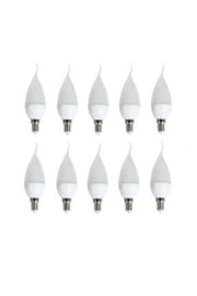 10 Pcs -5 Watt E14 Socket Curved Led Spark Plug