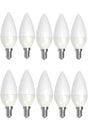 10 Pcs 8w Led Candle Bulb Chandelier Bulb Spark Plug