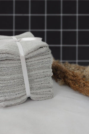 100% Cotton 12 Pcs Gray Kitchen