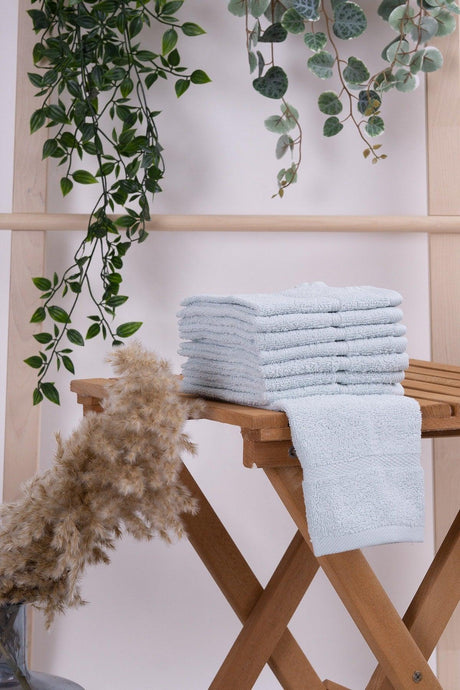 100% Cotton 8 Pcs Green Kitchen And Guest Towel Set - 8 Pcs Kitchen Towel - Swordslife