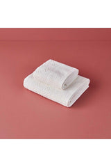 100% Cotton Helena Face Towel Cream (50x75 Cm) - Swordslife