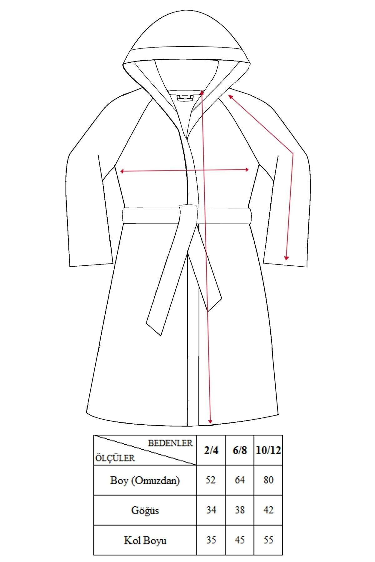 100% Cotton Tiger Embroidery Kids Bathrobe - Swordslife